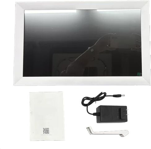 Large Digital Picture Frame, 15.6 Inch Smart Frame with Touchscreen, 1920x1080 FHD Wall Mount Electronic Photo with 32GB, for Photos Videos (US Plug) in Saudi Arabia