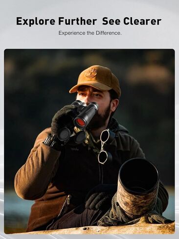 Dawn Series 10x42 Binoculars for Adults - Wide Field of View with Phone Adapter for Bird Watching, Hunting & Stargazing in Saudi Arabia