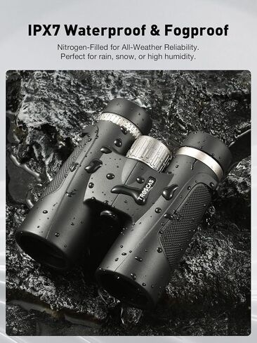Dawn Series 10x42 Binoculars for Adults - Wide Field of View with Phone Adapter for Bird Watching, Hunting & Stargazing in Saudi Arabia
