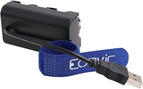 Eonvic Power Adapter for Atomos Shogun Monitor NP-F970 DC Coupler Dummy Battery to USB in Saudi Arabia