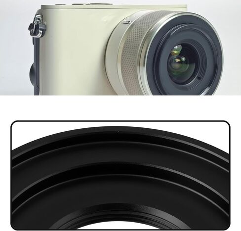 محول تركيب عدسة ألومنيوم ECSiNG C-N1 متوافق مع كاميرا Nikon 1 V1 V2 V3 J1 J2 J3 J4 J5 in Saudi Arabia