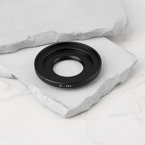 محول تركيب عدسة ألومنيوم ECSiNG C-N1 متوافق مع كاميرا Nikon 1 V1 V2 V3 J1 J2 J3 J4 J5 in Saudi Arabia