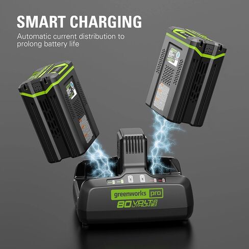شاحن Greenworks 80V 8Ah ثنائي المنفذ in Kuwait