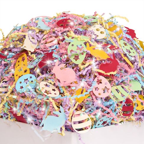 الورق معرض 1 رطل قوس قزح قوس قزح العشب العشب المقطوع ، الورق ، حشو الورق الأنسجة المزيفة وسادة الفراش الحرف ، الذكرى السنوية ، العودة إلى المدرسة ، عيد ميلاد صناديق سلة الهدايا in Kuwait