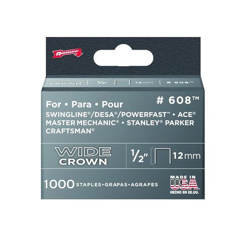 Arrow Fastener 60830 1/2" Wide Crown Heavy Duty Staples in Saudi Arabia
