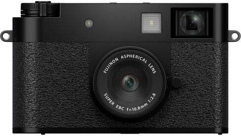 FUJIFILM X Half Premium Compact Digital Camera (Black) Bundle with Carrying Case + 64GB Memory Card + Lens Cap Keeper + Memory Card Wallet + Hand Strap + Cleaning Kit + More in Saudi Arabia