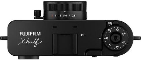 FUJIFILM X Half Premium Compact Digital Camera (Black) Bundle with Carrying Case + 64GB Memory Card + Lens Cap Keeper + Memory Card Wallet + Hand Strap + Cleaning Kit + More in Saudi Arabia
