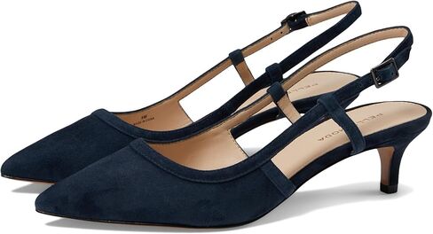 Pelle Moda Deena - Heels for Women - Kitten Heel - Synthetic Lining - Leather Outsole - Pointed Toe Midnight 9.5 M in Saudi Arabia
