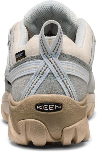 KEEN Women's Targhee 2 Low Height Waterproof Hiking Shoes, Ballad Blue/Birch, 10.5 in Saudi Arabia