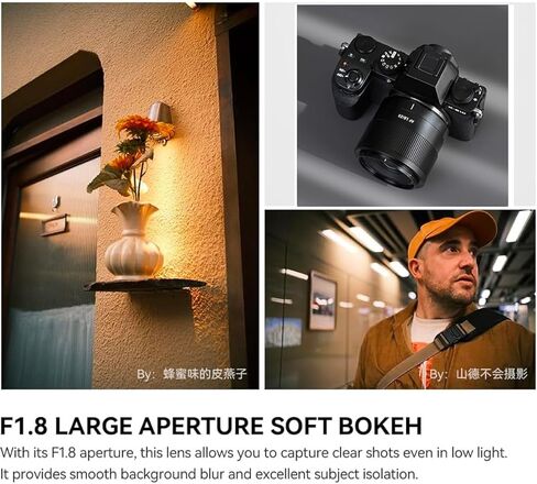 TTArtisan AF 23mm (35mm Equivalent) F1.8 APS-C Frame Camera Lens for Sony-E Mount A6500 A6600 A7 A7ll(A7M2) A7lll(A7M3) in Saudi Arabia