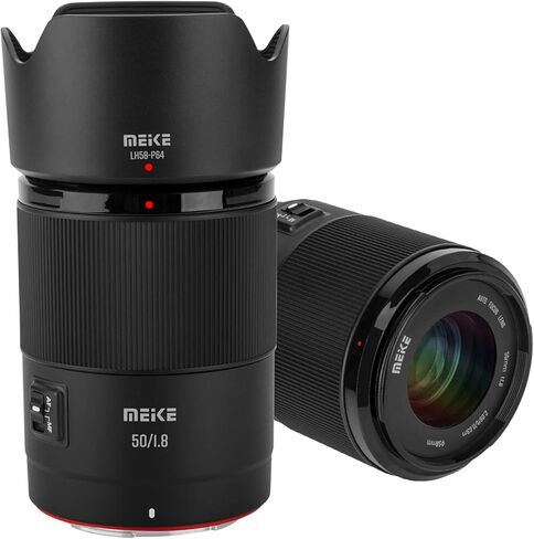 MEKE 50 مللي متر f1.8 التركيز التلقائي STM صورة عدسات تركيز ثابتة لنيكون Z جبل كاميرا Z5 Z30 Z50 Z6 Z6II Z7 ZII Z8 Z9 Zfc + mcocleancloth in Saudi Arabia