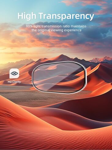 Lens protective film for DJI Mini 3, Ultra Clear Tempered Glass Lens protective film,Easy Installation,Anti-Scratch,HD Quality,(3SET) in Kuwait