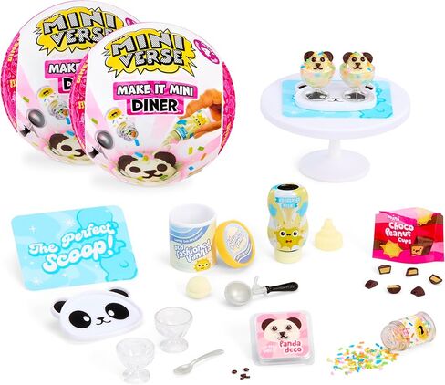 Miga's Miniverse Make It Mini Diner Series 4 (2 Pack) ، Mini Collectibles - Mystery Blind Packaging ، DIY ، Resin Play ، Foodlica Food ، Not Ediber ، Collectors ، 8+ in Saudi Arabia