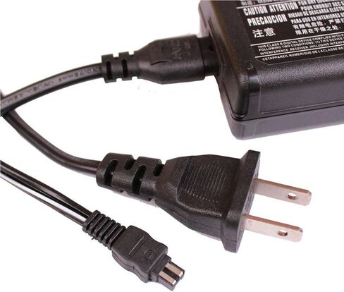 Power AC Adapter for Sony AC-L200, AC-L200C, AC-L25, AC-L25A, AC-L25B, AC-L25C and Sony Handycam DCR-SR47, DCR-SR68, DCR-SR80, DCR-SR82, DCR-SR100, DCR-SX44, DCR-SX45, DCR-SX63 in Saudi Arabia
