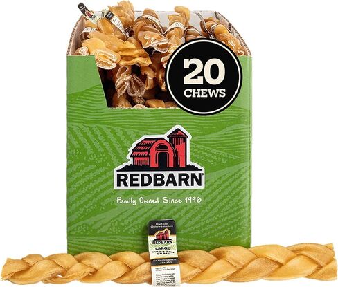 Redbarn Small Braided Collagen Sticks for Dogs - 3 Count in Saudi Arabia