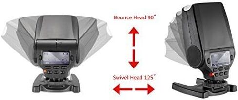 Compact Bounce & Swivel Flash (i-TTL) for Nikon Coolpix P7100 in Saudi Arabia
