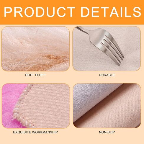 Plush Nails Pad For Picture Nails Background Mat 40x40cm Manicure Display Mat Nails Photo Props Nails Background Pad in Kuwait