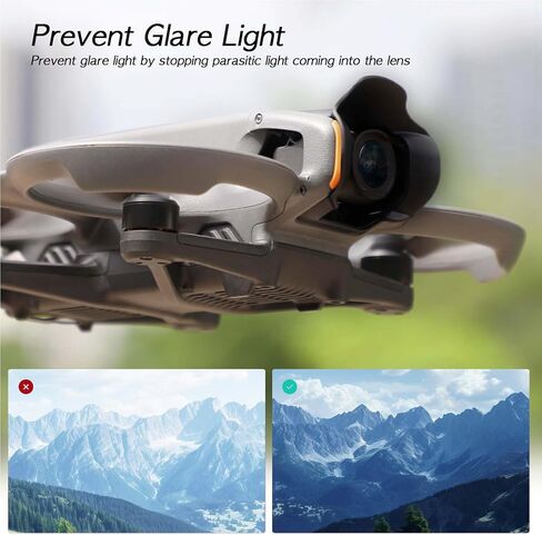 غطاء غطاء عدسة Avata 2 لكاميرا DJI Avata2 FPV بدون طيار غطاء حماية من الشمس مضاد للوهج، غطاء لين واقٍ صلب من Gimabal in Saudi Arabia