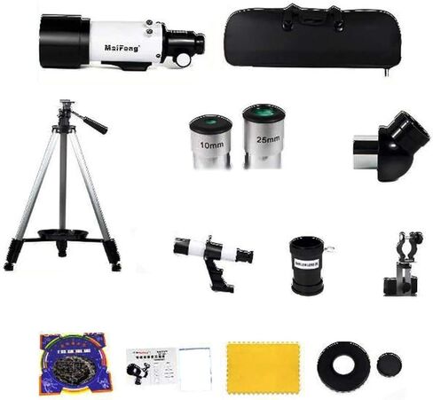 Monoculars Telescope High Power Kids Telescope for Adults Astronomy Beginners,400mm Focal Length 120X Magnification Refractor telescopes,with Smartphone Adapter,Backpack and Moon Filter Binocular in Saudi Arabia