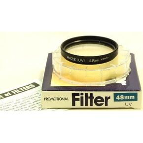 Coated 48mm UV Haze 1 Filter for Canon GIII QL 17, Canonet Jr., Canonet 28 Rangefinder Camera in Saudi Arabia
