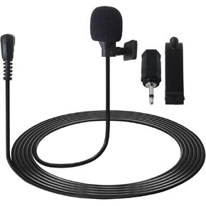 3.5mm Microphone Assembly Car Radio Mic Replacement, 16ft /5M Cable Microphone with 3.5mm to 2.5mm Adapter, Mic for Style No.: MVH-X36BT, MVH-X370BT, SPH-DA01, SPH-DA100, SPH-DA110 in Kuwait