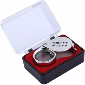 Metal Jewelry Magnifying Glass Tool Eye Foldable Triple in Saudi Arabia