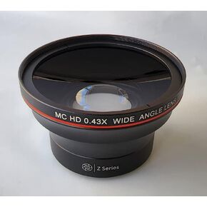 عدسة عين السمكة Pro HD 0.43x مع ماكرو لكاميرا Canon XA55 XA50 XA45 XA40 Vixia HF G60 G50 in Kuwait