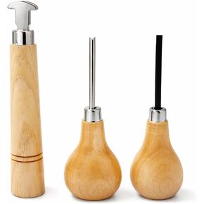 مجموعة فاخرة مكونة من 6 قطع من الحجر الخشبي والخاتم | تشتمل على أدوات تلميع وبكرة الإطار ودافعات الشق وملزمة | مصممة للمجوهرات المحترفين وهواة الأعمال اليدوية in Kuwait