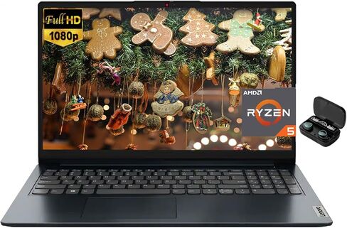 Lenovo IdeaPad Touchscreen Laptop, 15.6" FHD(1920x1080) IPS 300nits Anti-Glare Display, AMD Ryzen 5 7520U, 8GB LPDDR5 RAM, 256GB SSD, AMD Radeon Graphics, Windows 11 Home, Abyss Blue, EAT 16GB USB PEN in Saudi Arabia