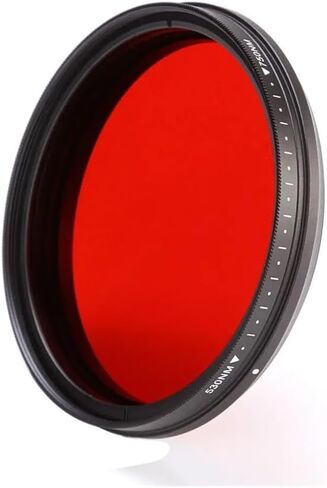 Adjustable Infrared IR Filter Pass Infra-Red 530nm to 750nm 590nm 680nm 720nm(52mm) in Saudi Arabia