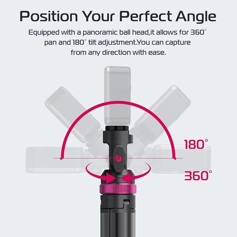 ULANZI MT-89 Extendable Tripod Aluminum, 82" Portable Adjustable Light Stand with 1/4" Screw Quick Release, RGB Light Wand Magnetic - ULANZI B15RGB Handheld LED Video Light Stick for Photography with in Saudi Arabia