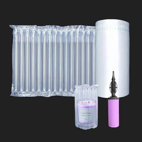Heavy Duty Bubble Cushioning Wrap Roll for Packing Fragile Items, 13.7 in*131ft Inflatable Air Pillows for Shipping, Large Bottle Shipper Protector Packing Filler Packaging Materials in Saudi Arabia