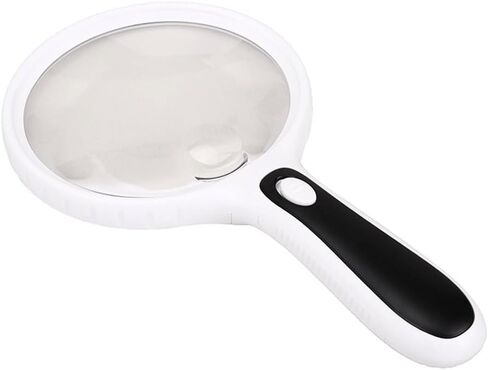 Handheld Lighting Magnifying Glass Microscope Antique Appreciation Repair Tool with in Kuwait