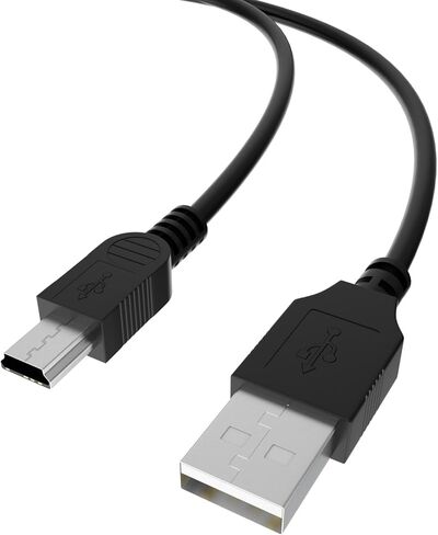 كابل USB متوافق مع سلسلة Sony Handycam DCR-SR -DCR-SR67، SR68، SR70، SR75، SR77، SR78، SR200 نقل بيانات كاميرا الفيديو وسلك الشحن (6.5 قدم) in Saudi Arabia