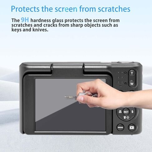 [3 Pack] Screen Protector for KODAK PIXPRO C1, HD Tempered Glass,9h Hardness,Scratch,Anti-Fingerprin,Tempered Glass Film Guard for KODAK PIXPRO C1 Camera in Saudi Arabia