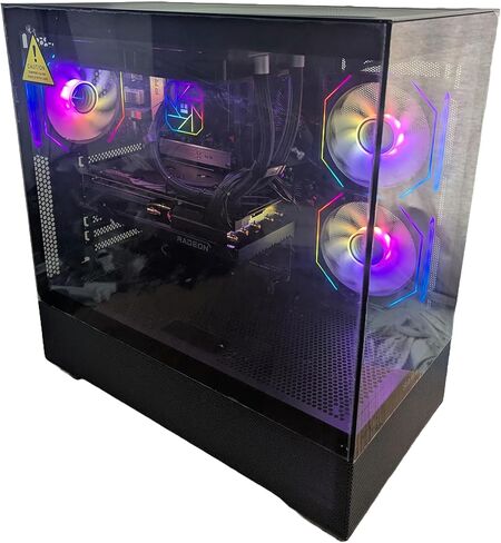 Centaurus Paladin XI Desktop - AMD Ryzen 7 7800X3D 8-Core, Radeon RX 9060 XT, 32GB DDR5 RAM, 2TB NVMe SSD, Windows 11 PRO, WiFi. Gaming PC, Custom Computer for Professionals and Gamers in Kuwait