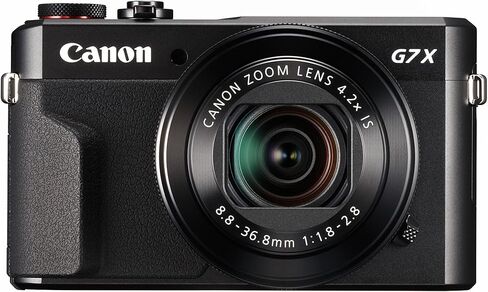 Canon PowerShot G7 X Mark II Digital Camera w/ 1 Inch Sensor and tilt LCD screen - Wi-Fi & NFC Enabled (Black) (Renewed) in Saudi Arabia