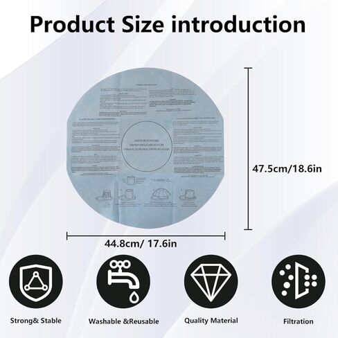مرشحات جافة احترافية و4 قطع 90585 مجموعة مرشح الأكمام الرغوية لمتجر 1 جالون فاك ميني 2011600(2E200) 1x1 فاك 2010100، تتضمن 6 أشرطة الاحتفاظ in Kuwait