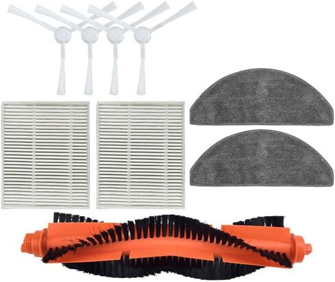 8 قطعة فلتر HEPA لـ Xiaomi E10 B112 E12 C103 (3C الإصدار المحسن) 3C Plus E10C S20 D106 mova e10 iRobot Essential VAC/VAC 2 / Q052 Q0520 (RVG-Y1 Y0112 / Y0140 / Y0110 Q0120 Q011) روبوت in Kuwait