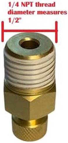 American Made Tank Drain Valve Compatible With Campbell Hausfeld HL030700AV, ST030100AV, CW4023, GR001400AJ, D-1403 in Saudi Arabia