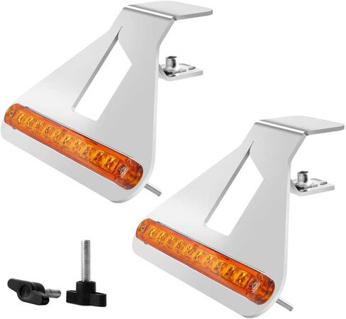 Under Frame Light Brackets with 6-1/2" Red LED Bar for Semi Truck Trailer 2Pack in Kuwait