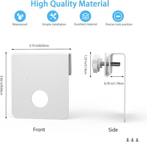 حامل مزراب خارجي من HOLACA لنظام الأمان eufy PoE NVR S4 Max وكاميرا eufy Security eufyCam S4 الشمسية، eufy PoE Bullet-PTZ Cam S4/S4 Max Mount in Kuwait