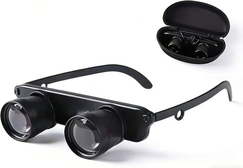 3-in-1 Glasses-Style Binoculars,Telescope & Magnifying Glass Combo | The Must-Have All-in-One Optical Gear for Outdoorsmen - Perfect for Exciting Hunting, Bird Watching & Fishing Trips in Saudi Arabia