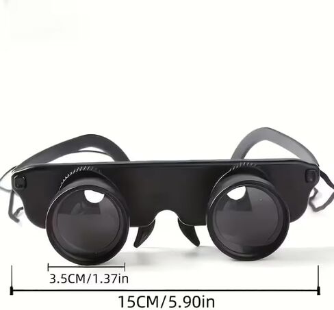 3-in-1 Glasses-Style Binoculars,Telescope & Magnifying Glass Combo | The Must-Have All-in-One Optical Gear for Outdoorsmen - Perfect for Exciting Hunting, Bird Watching & Fishing Trips in Saudi Arabia