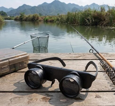 3-in-1 Glasses-Style Binoculars,Telescope & Magnifying Glass Combo | The Must-Have All-in-One Optical Gear for Outdoorsmen - Perfect for Exciting Hunting, Bird Watching & Fishing Trips in Saudi Arabia