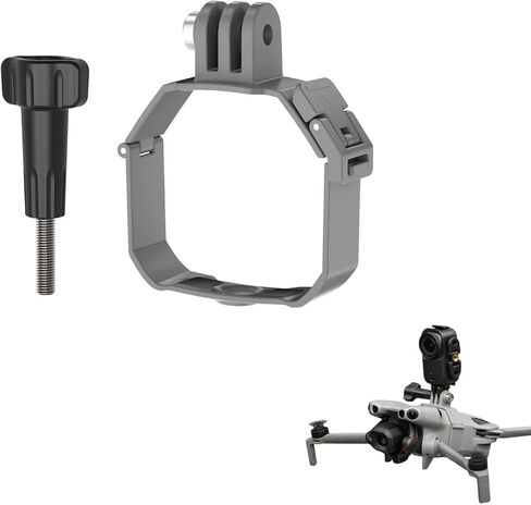 LED Searchlight & Mounting Bracket Bundle Kit for DJI Mini 5 Pro Drone Accessories, Multi-purpose Expansion Mount for Insta360 GO 3S/GO 3/Go Ultra/DJI OSMO Nano Cameras (Searchlight) in Saudi Arabia