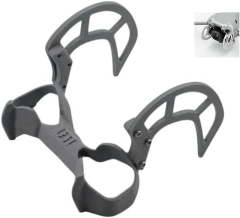 واقي جيمبال لطائرة DJI Mini 4 Pro/Air 3 / Air 3S Drone - غطاء غطاء عدسة الكاميرا بتصميم مضاد للخدش والصدمات، واقي جيمبال خفيف الوزن لحماية الكاميرا (ألياف الكربون، Mini4 Pro) in Kuwait