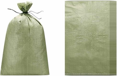 PATIKIL Heavy Duty Sand Bags, (21.7"x36.2", Gray) (10 Pcs), Empty Sandbags Woven Polypropylene Sandbags Sand Bags Suit for - Flooding Weight Construction Earth Bag Homes in Saudi Arabia