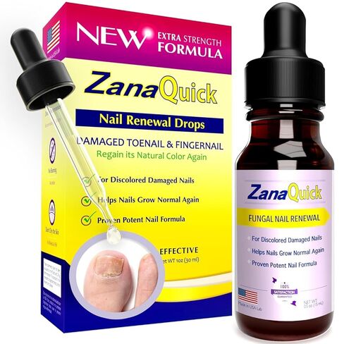 ZanaQuick Nail Renewal – Toenail & Fingernail Appearance Enhancer, Extra Strength Nail Care Solution – 1 Pack, 0.50 fl oz in Saudi Arabia
