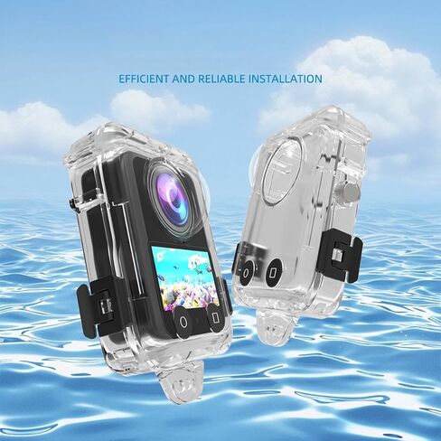 40M Full-Protection Waterproof Case for DJI OSMO 360 Camera Anti-Pressure Anti-Scratch Bump-Resistant Drop-Proof PC Diving Housing with Anti-Fog Insert Ensuring 360° Barrier-Free Underwater Shooting in Saudi Arabia